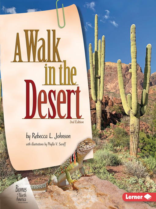 Title details for A Walk in the Desert by Rebecca L. Johnson - Available